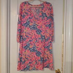 Lilly Pulitzer 3/4 sleeve dress